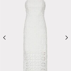 Milly Strapless White Dress